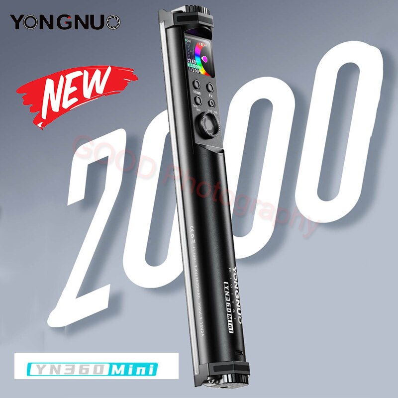 Yongnuo YN360 ̴ Ʃ ƽ Ʈ, 2700K-7500K RGB ..